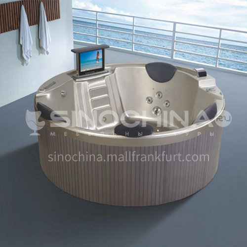 Luxury hot spring pool massage large pool hydrotherapy multi-person SPA massage surfing bathtub outdoor jacuzzi AO-6018